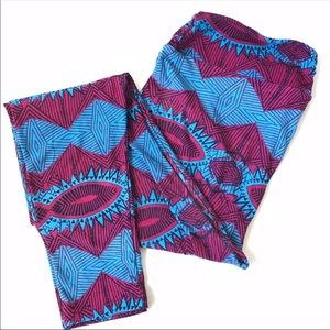 Lularoe Ms Pomegranate Leggings